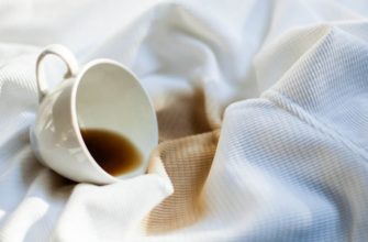 Пятно от кофе на ткани